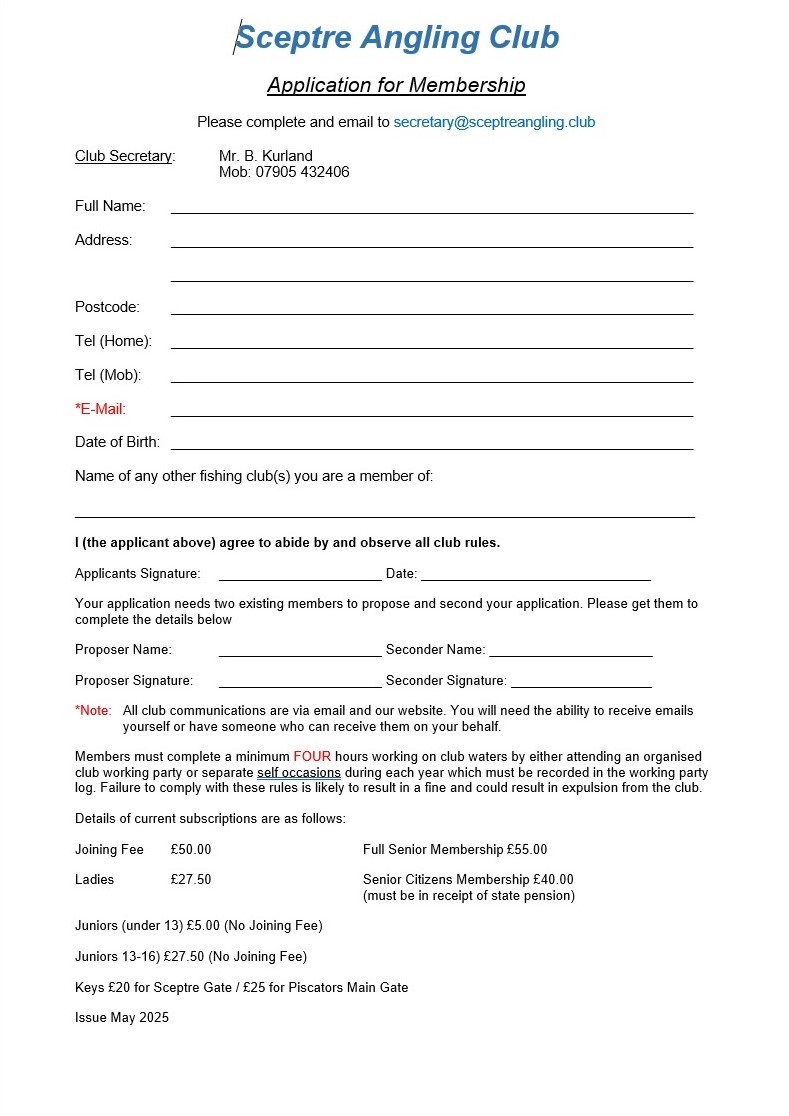 SAC Membership Form